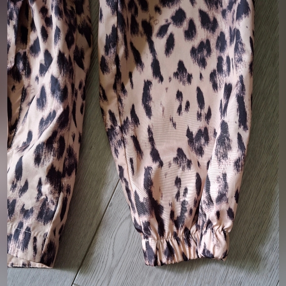 🐆D.E.T.A.I.L.S Leopard Print Spring Jacket Size Small - Picture 6 of 7